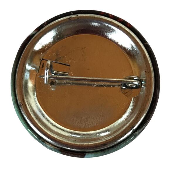 Vintage Pinback Collectible Button Rudolph Reindeer Christmas Retro 1.25 Inches - Picture 3 of 3